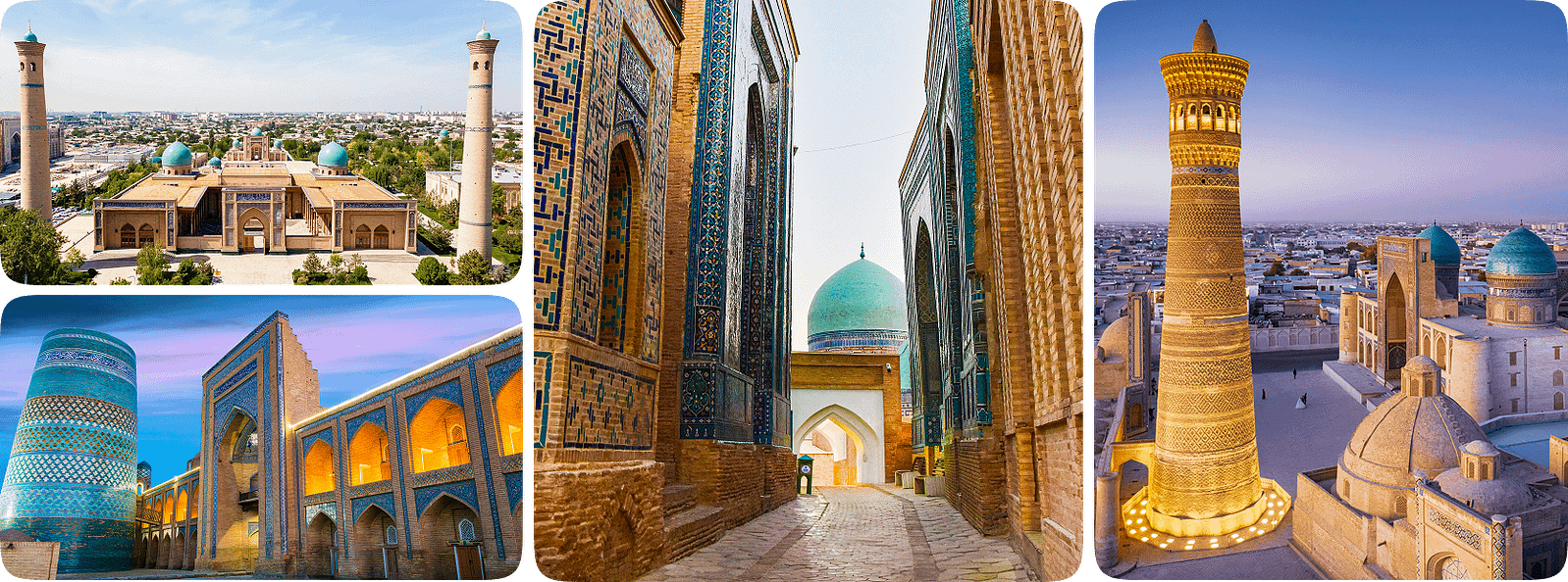 Uzbekistan cultural heritage tour featuring Tashkent Samarkand Bukhara and Khiva