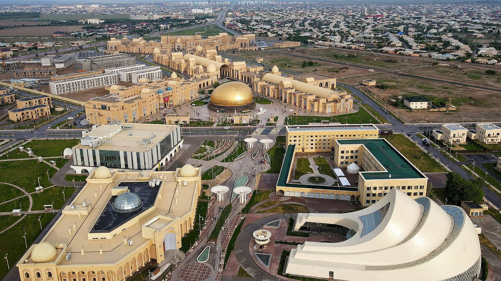 Turkistan full-day tour Turkistan city view Kazakhstan Khoja Ahmed Yasawi complex